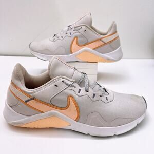 Nike Sneakers Gray Legend Essential 2 Athletic Shoes Womens Size 10 CQ9545-500